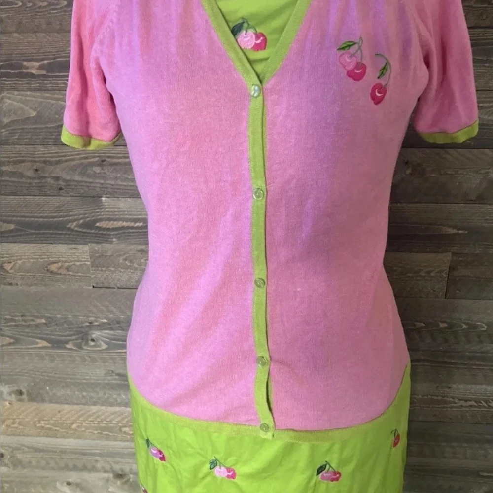 Island Influences Cherry Dress & Cardigan 10 - Picture 2 of 16